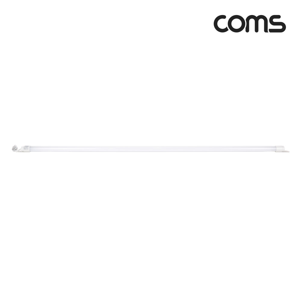Coms LED 형광등 등기구 18W, 6500K, 주광색(흰색), 120cm, 20개입, 가정용 AC 220V 직결용, 사진촬영/간판/조명용, 직부등, 간접조명, 천장/벽면 설치, 실내/다용도 가정,사무용