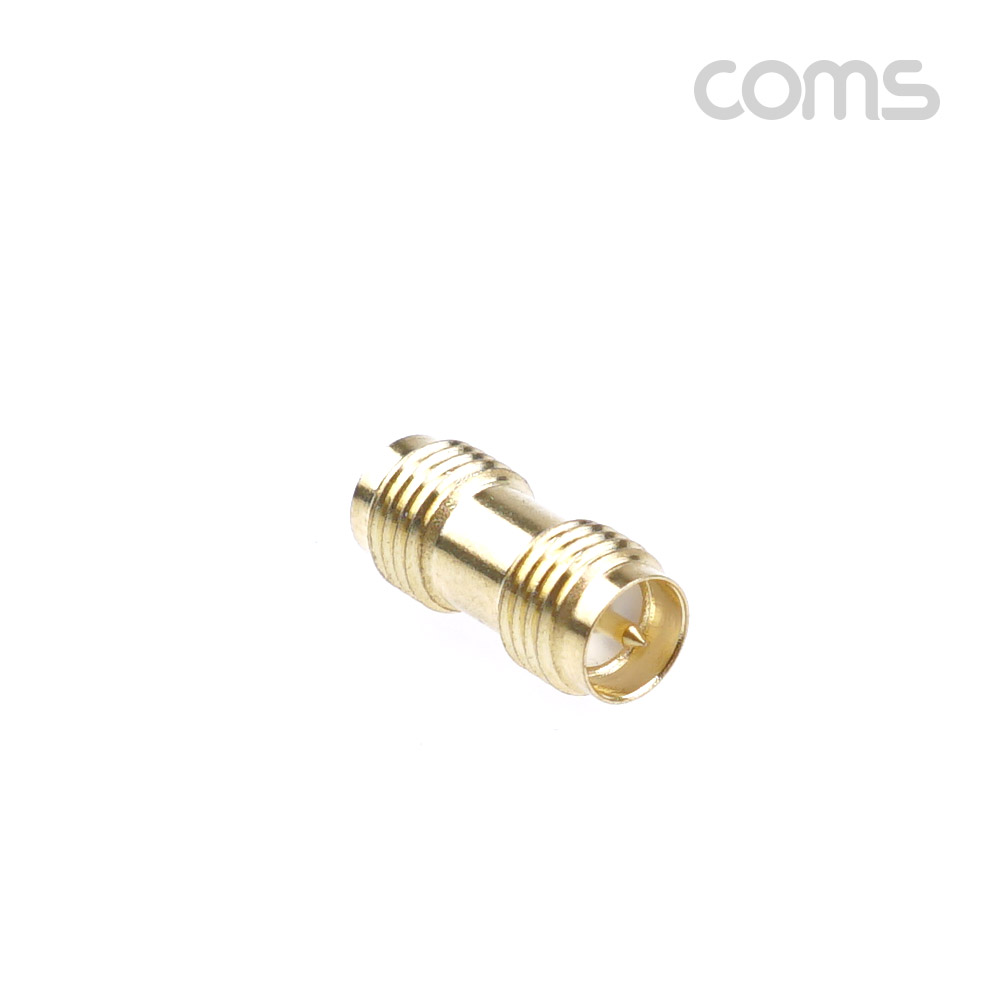 Coms RP-SMA(F/F) 제작용 변환 젠더, 연장, 최대 18GHz 주파수, 임피던스 50Ω