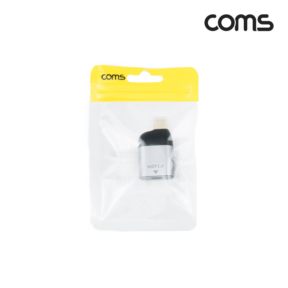 Coms USB 3.1(Type C) to 미니 디스플레이포트 컨버터, 변환젠더, C타입 to Mini DP, MDP, 4K@60Hz UHD, Mini DisplayPort