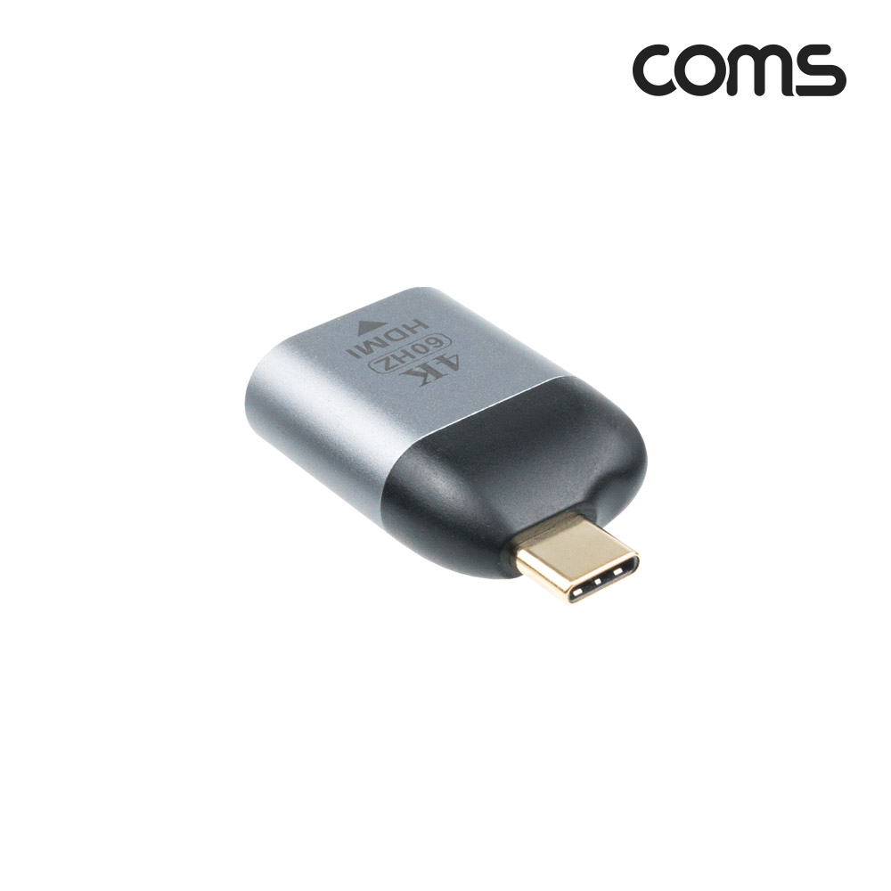 Coms USB 3.1(Type C) to HDMI 컨버터, 변환젠더, C타입(M) to HDMI(F), 4K@60Hz UHD