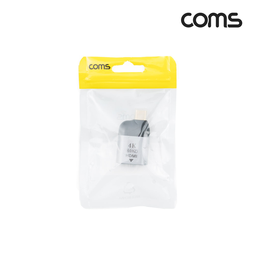 Coms USB 3.1(Type C) to HDMI 컨버터, 변환젠더, C타입(M) to HDMI(F), 4K@60Hz UHD