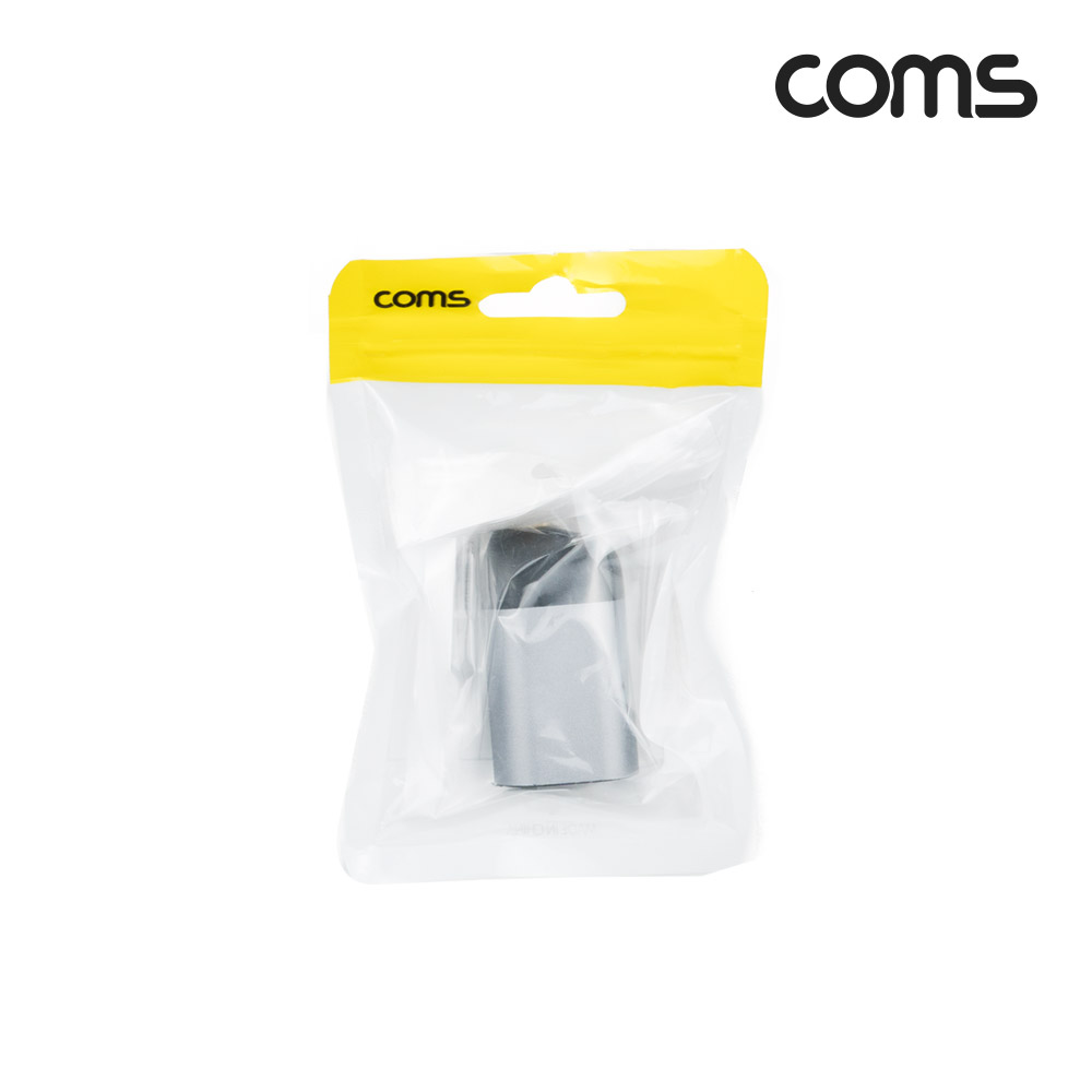 Coms USB 3.1 (Type C) 컨버터(Giga LAN) 변환, Short 젠더형, Type C(M) to RJ45(F), 이더넷 기가 랜, Ethernet Adapter
