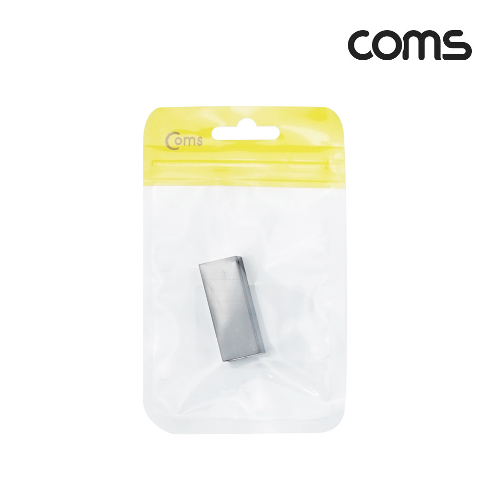 Coms USB 3.1(Type C) 3.0 변환 젠더(Type C F to USB Type A 3.0 F) Short, A타입, C타입, Black, 5Gbps 고속전송