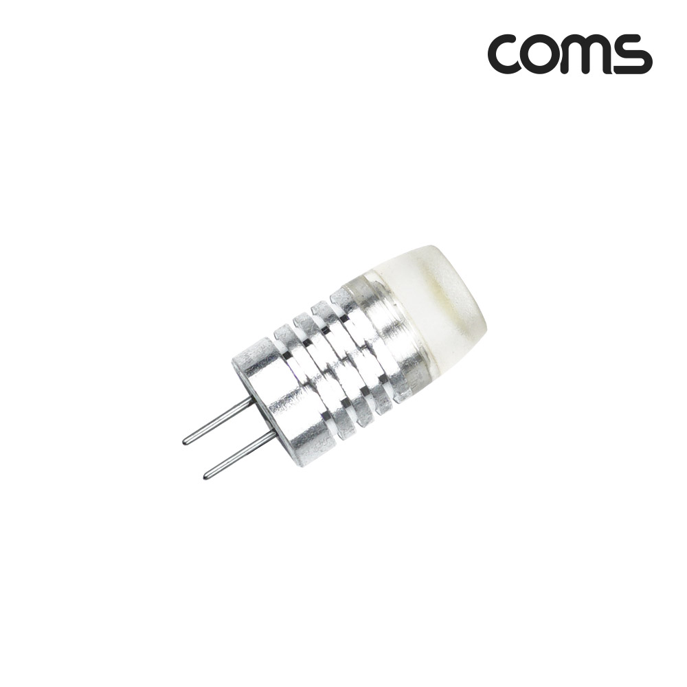 Coms LED 램프, 무극성 12V, 화이트, 차량용, 전원, 전구, 2P LED 라이트, 1.5W