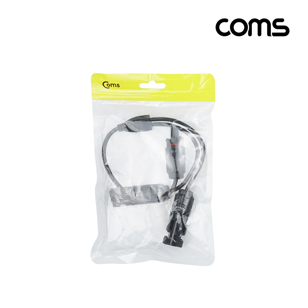 Coms 태양광 MC4 2분배 충전 케이블, Male x 1, Female x 2, 태양광 패널, 방수 커넥터