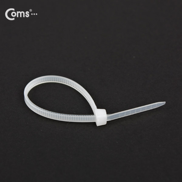 Coms 케이블 타이(1봉/1000pcs), CHS-3 흰색/소, 100mm x 3mm