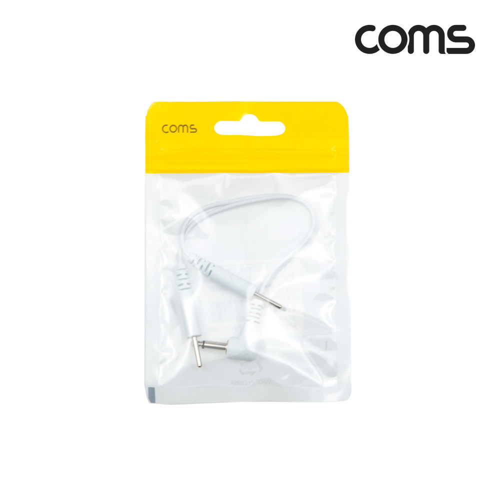 Coms 마사지 전극 코드 케이블, 저주파/고주파/EMS 간섭파 치료기, 3.5mm, 16cm