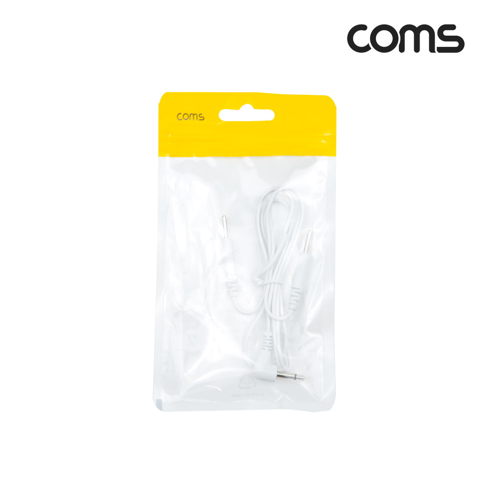 Coms 마사지 전극 코드 케이블, 저주파/고주파/EMS 간섭파 치료기, 3.5mm, 60cm