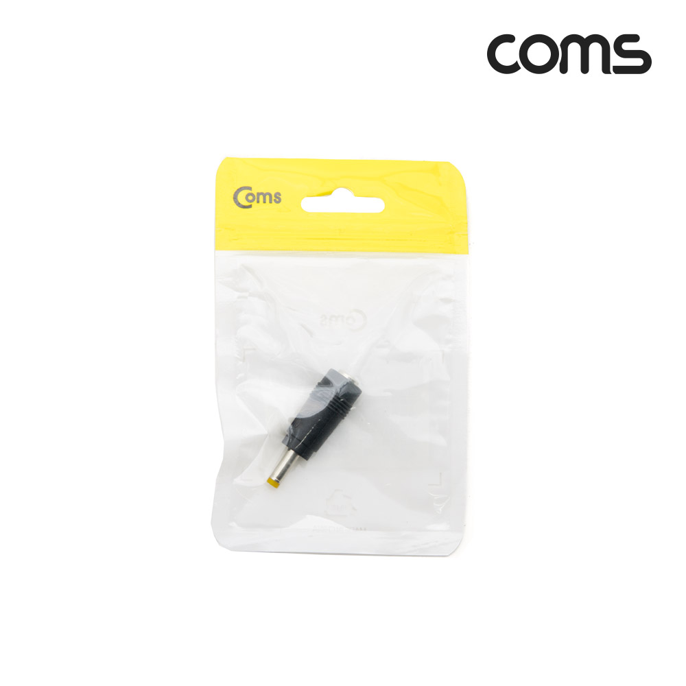 Coms DC 전원 변환 젠더 / DC 외경 5.5/내경 2.1 / 노트북 단자 외경 4.0/내경 1.7