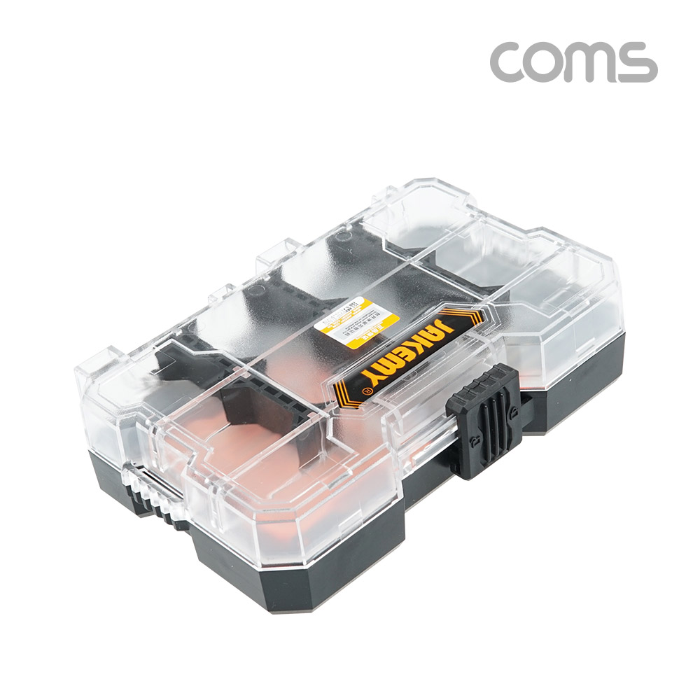 Coms 다기능 드라이버 세트 34 in 1, 다용도 멀티 공구, 수납칸 칼날 드릴비트 비트 못 등