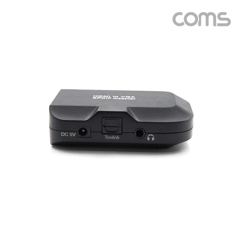 Coms HDMI 컨버터(HDMI to VGA), 오디오 지원, 케이블 분리형, Stereo 3.5mm, SPDIF