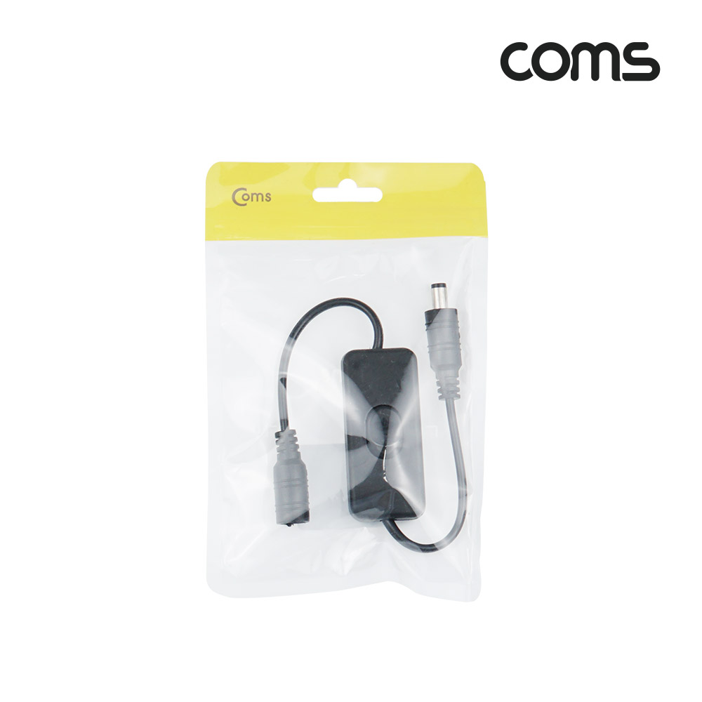Coms 전원 스위치 케이블 (DC 전원 on, off), 20cm, DC 외경 5.5 내경 2.1