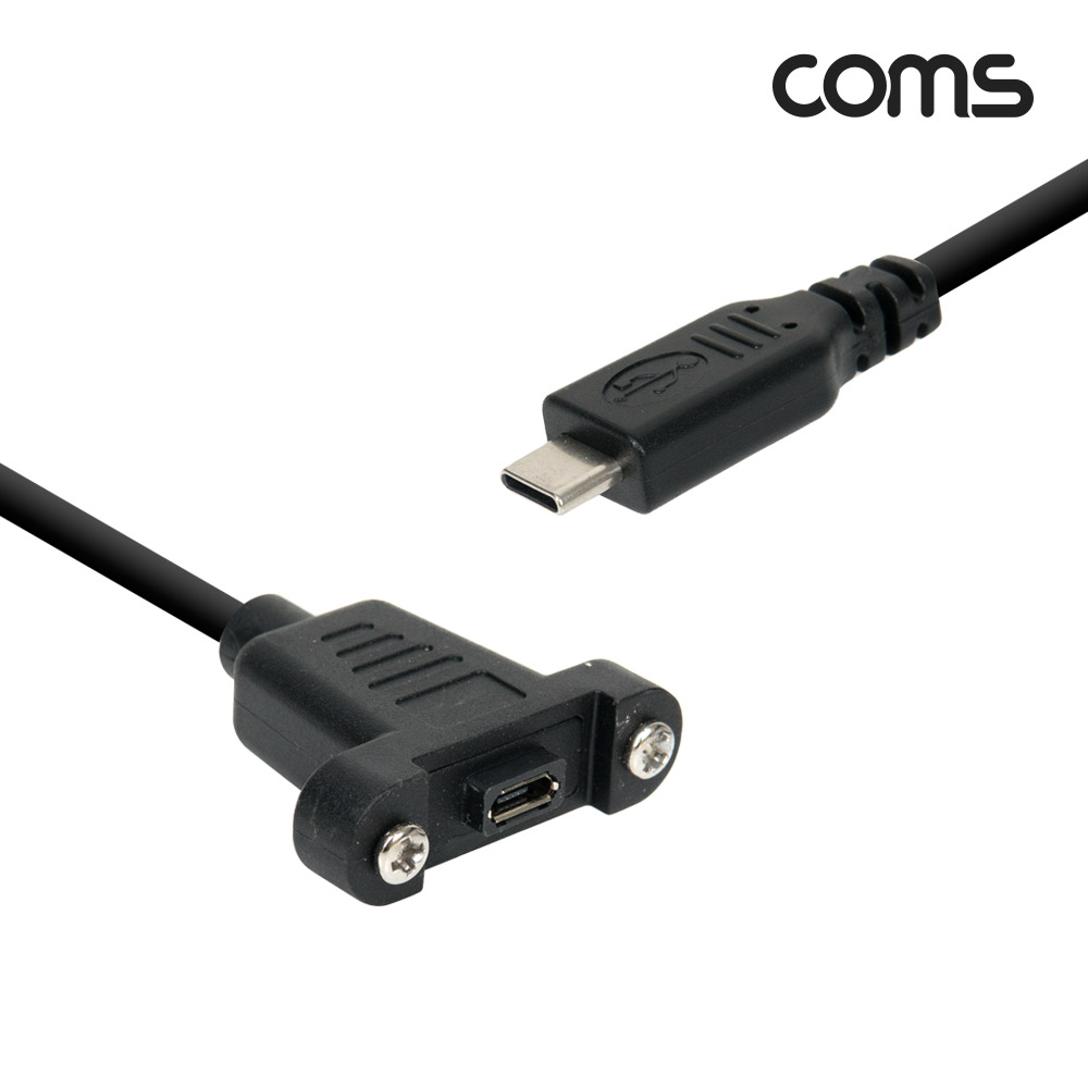 Coms USB 3.1(Type C) 포트, 젠더, 케이블 C(M)/Micro 5P(F), 30cm