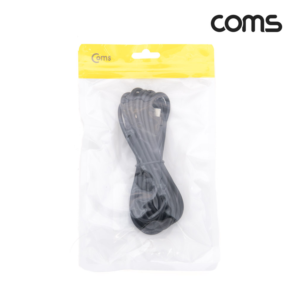 Coms USB 3.1(Type C) 고속충전 케이블 3M Black, 충전전용, C타입