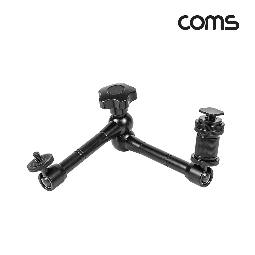 Coms 3관절 카메라 조작 마운트, 촬영용 고정 가이드, 핫슈, 스크류, 꺾임(꺽임) 거치대