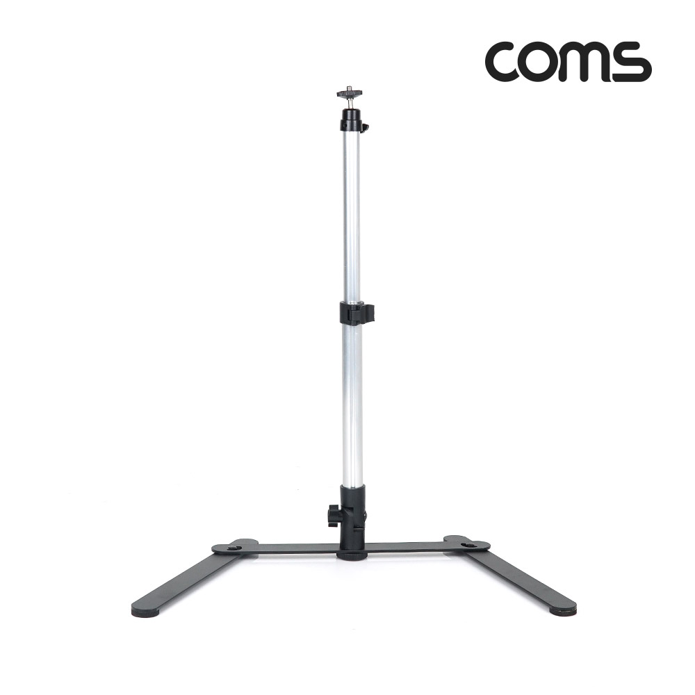 Coms 스마트폰 수직 촬영 거치대, 접이식 삼각대, 카메라 고정 가이드, 각도 높이 조절