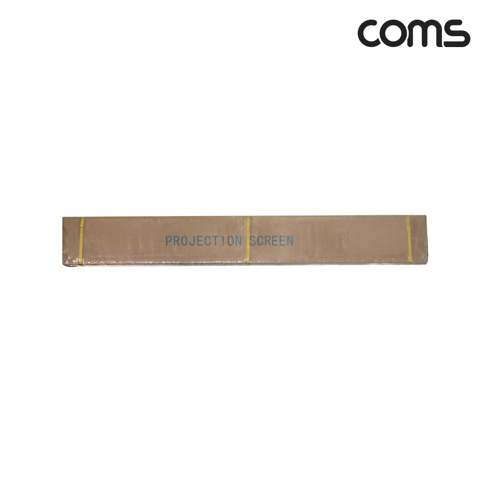 Coms 프로젝터 족자형 스크린&삼각대 60형, 이동식 거치대, 4:3 비율, 대형, 가정용, 캠핑용, 야외용, 실내용