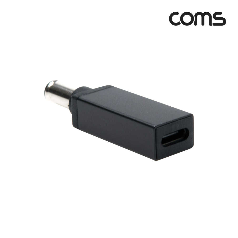 Coms USB 3.1(Type C) 노트북 젠더(PD to DC 6.5/4.4), 변환, Short