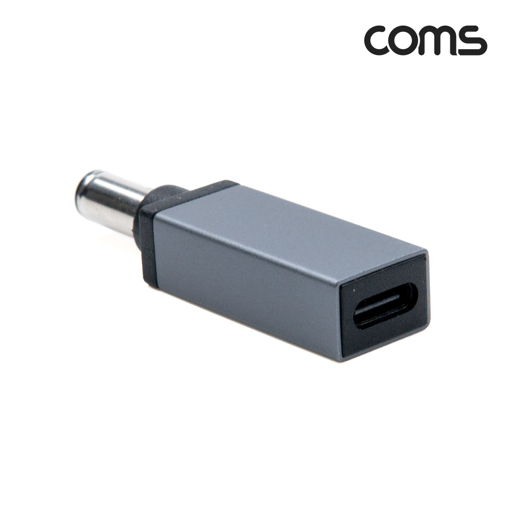 Coms USB 3.1(Type C) 노트북 젠더(PD to DC 6.0/0.6), 변환, Short