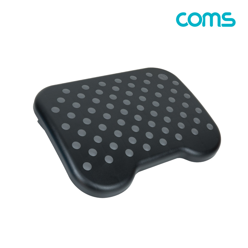 Coms 발 받침대, 엠보싱, 0~15도 각도조절, 1단형, FOOT REST, 가정, 사무실, 책상, 발판