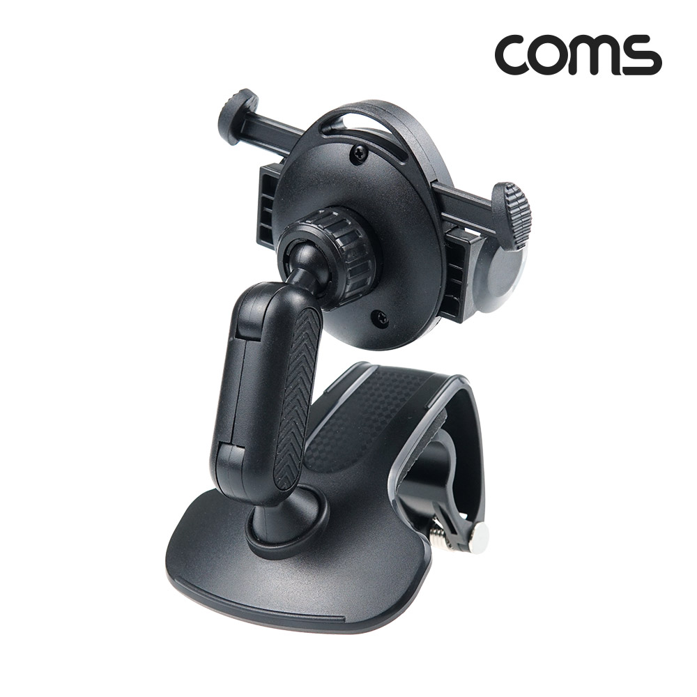 Coms 차량용 대시보드 계기판 스마트폰 거치대, 대쉬보드, 각도 회전 조절, 스탠드