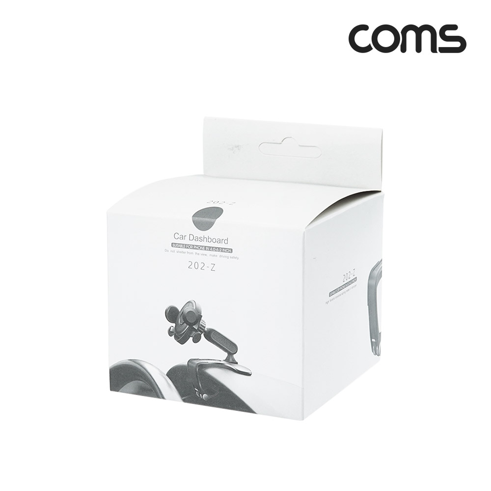 Coms 차량용 대시보드 계기판 스마트폰 거치대, 대쉬보드, 각도 회전 조절, 스탠드