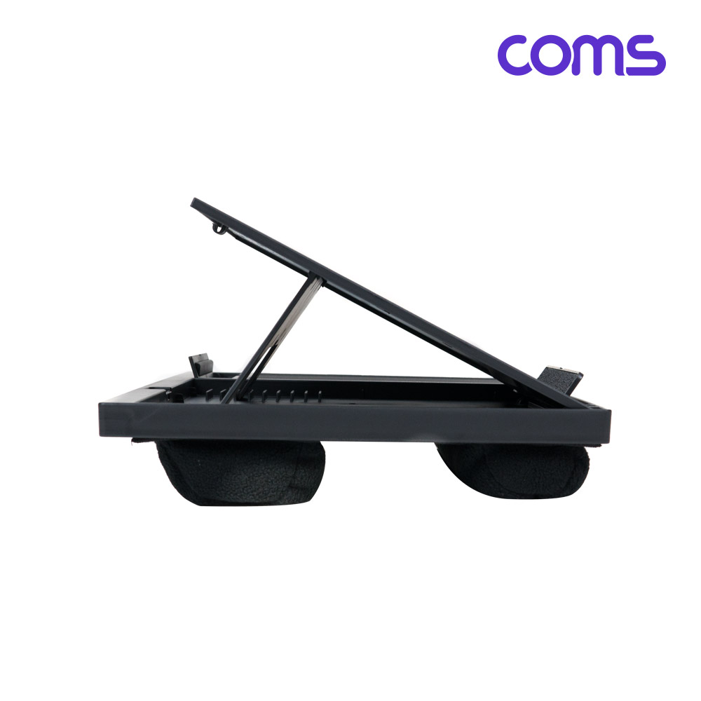 Coms 랩 데스크 LAP DESK 노트북 무릎 스탠드 받침대 침대거치(독서/메모/스케치 등 다기능) 각도조절 마우스패드 스마트폰 거치 펜 수납