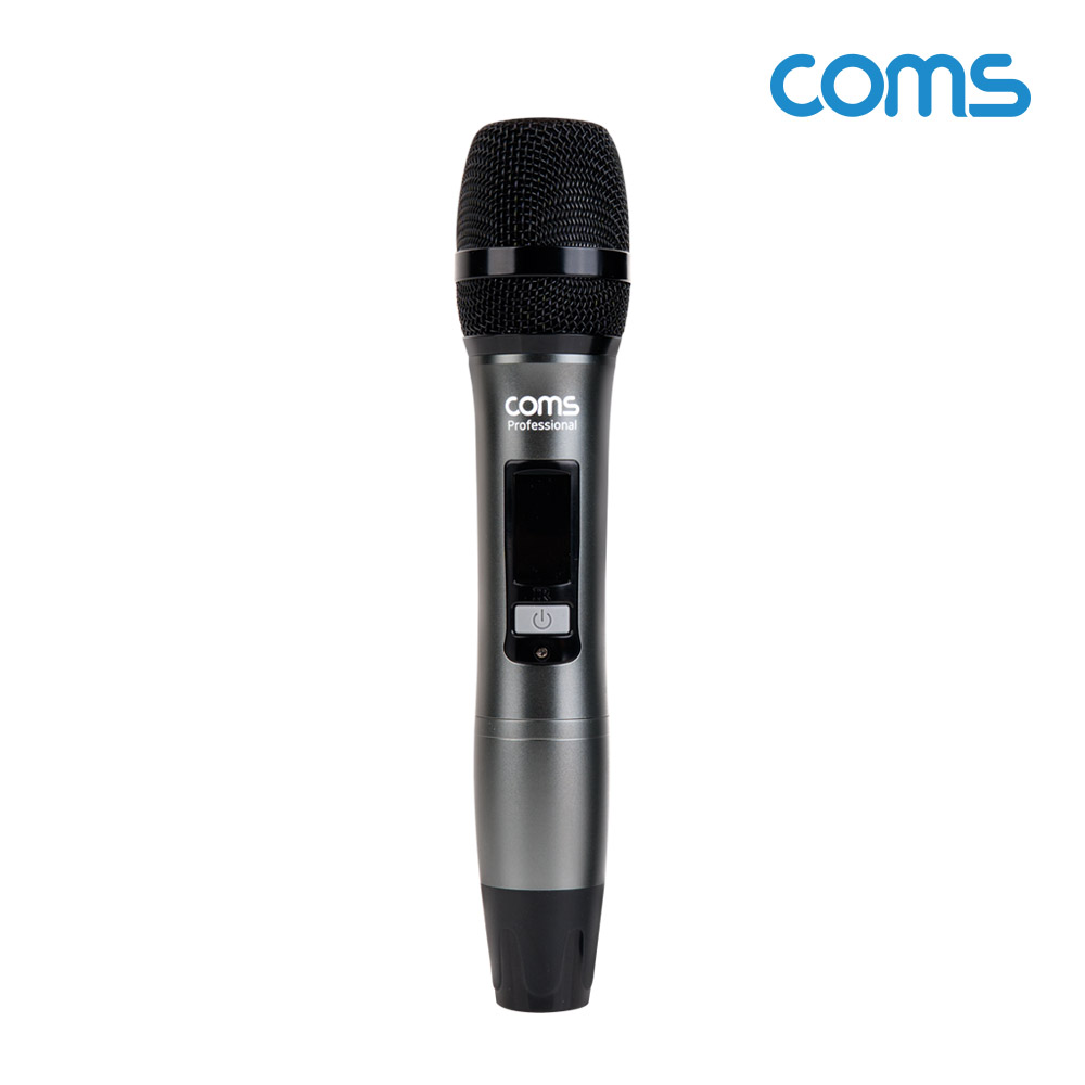 Coms 채널A UHF 무선 핸디마이크+리시버(수신기)+C타입젠더 세트