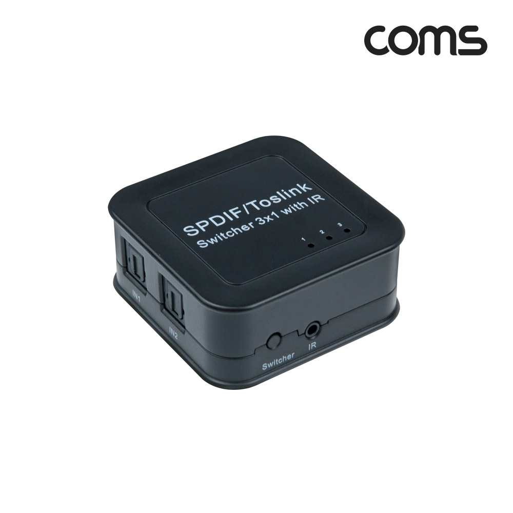 Coms 오디오 광 선택기(3:1) Optical SPDIF/Toslink Switcher