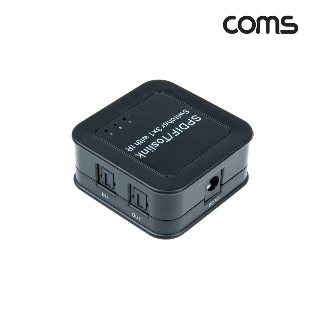 Coms 오디오 광 선택기(3:1) Optical SPDIF/Toslink Switcher