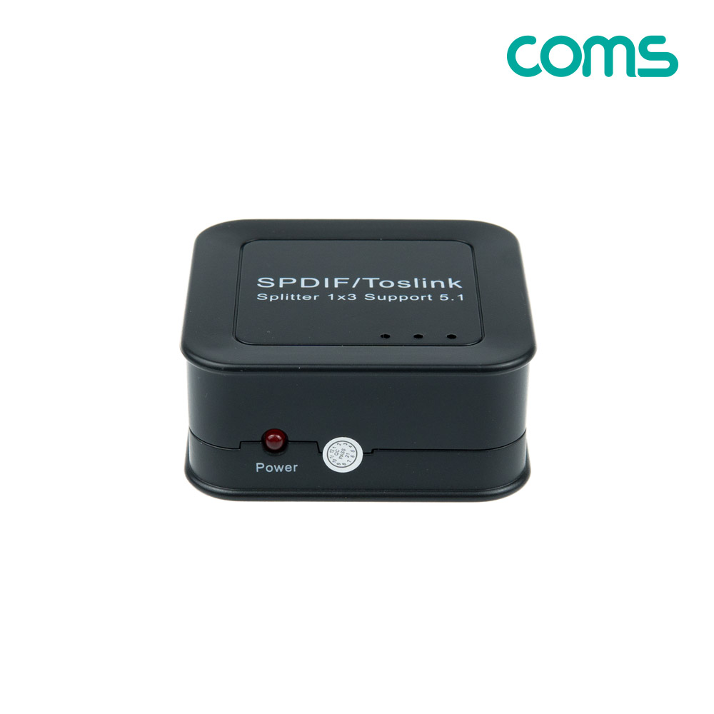 Coms 오디오 광 분배기(1:3) Optical SPDIF/Toslink Splitter