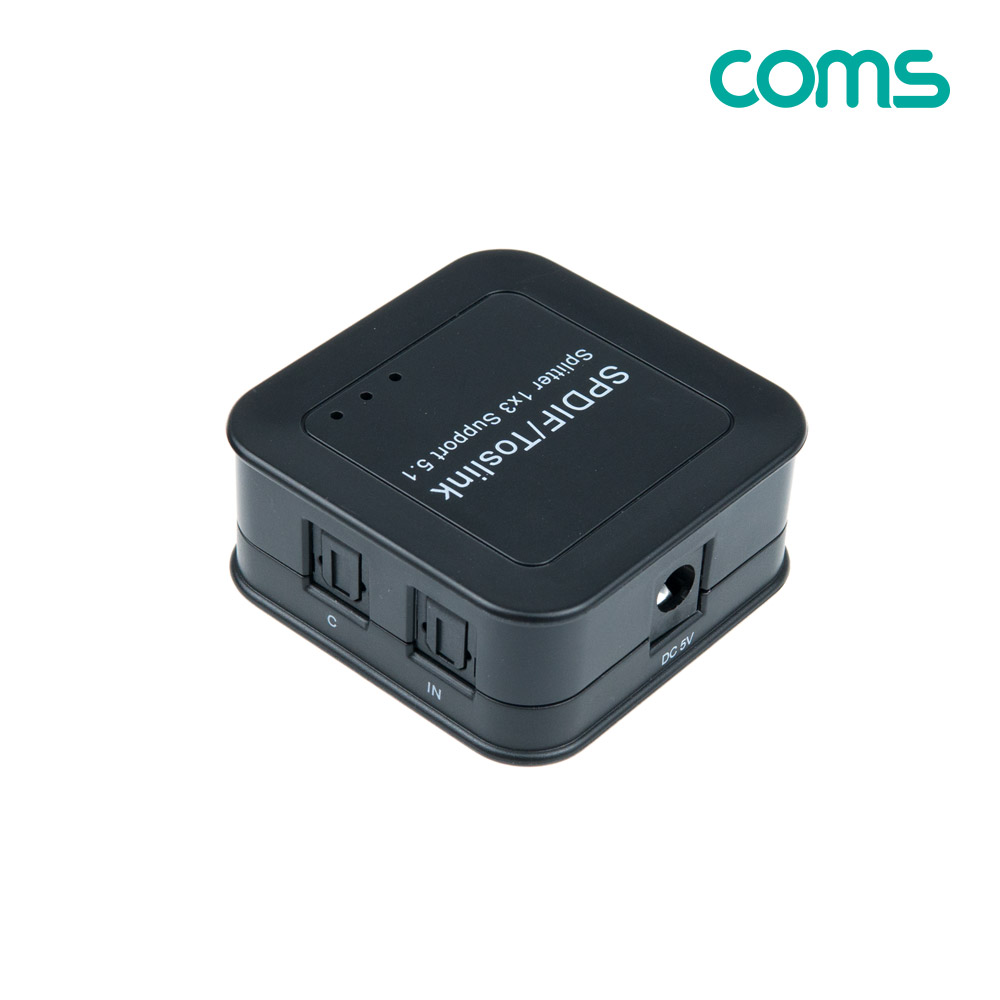 Coms 오디오 광 분배기(1:3) Optical SPDIF/Toslink Splitter