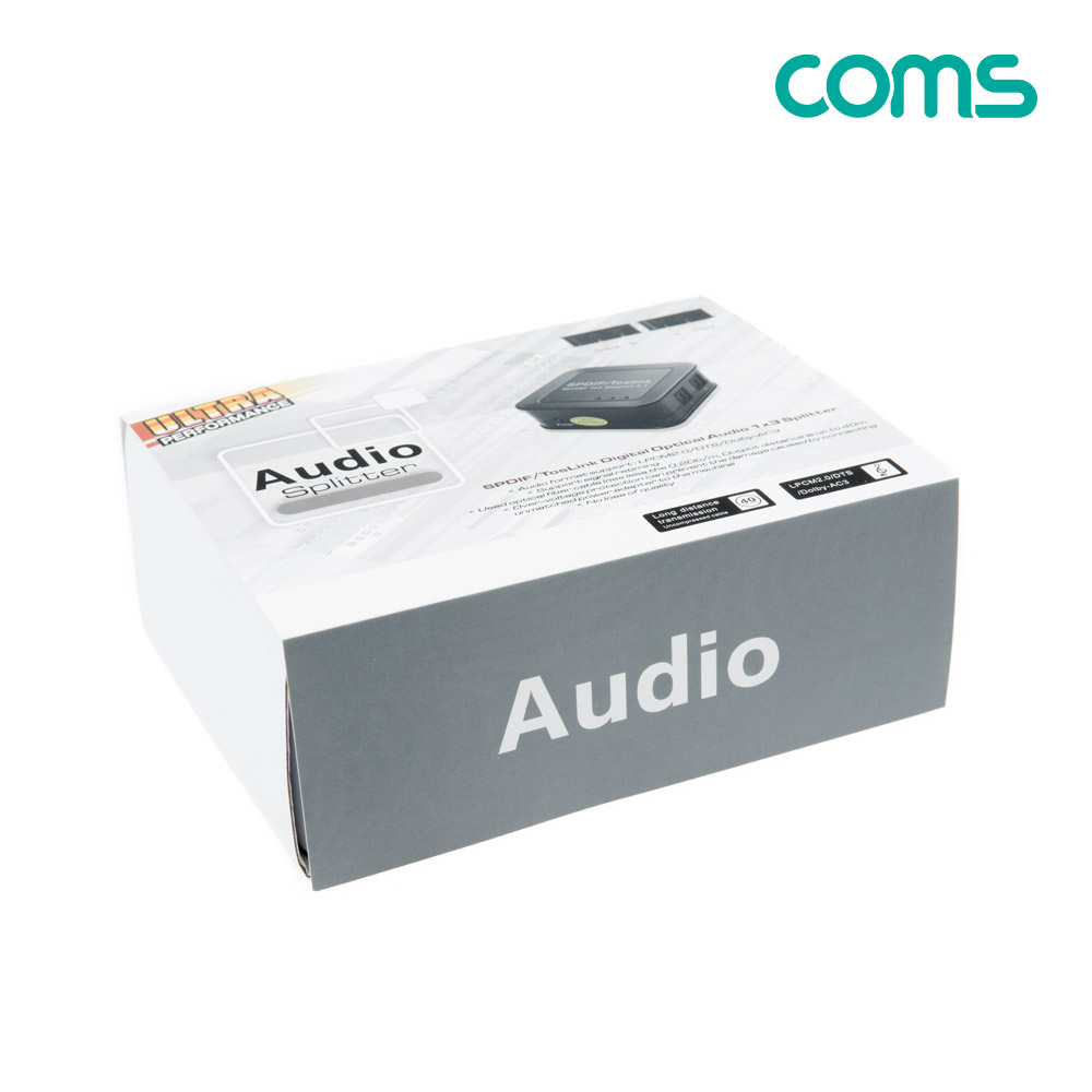 Coms 오디오 광 분배기(1:3) Optical SPDIF/Toslink Splitter