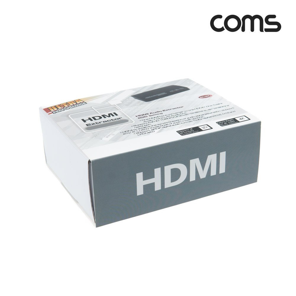 Coms HDMI to HDMI 오디오 컨버터, 4K 30Hz, SPDIF, 오디오 광, 사운드