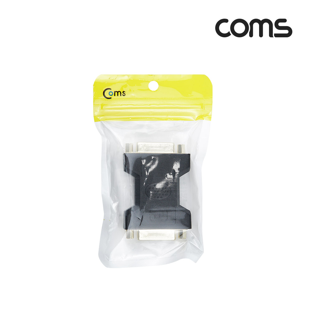 Coms DVI 연장 젠더, F to F, DVI-I (24+5), Dual, 일체형, 듀얼