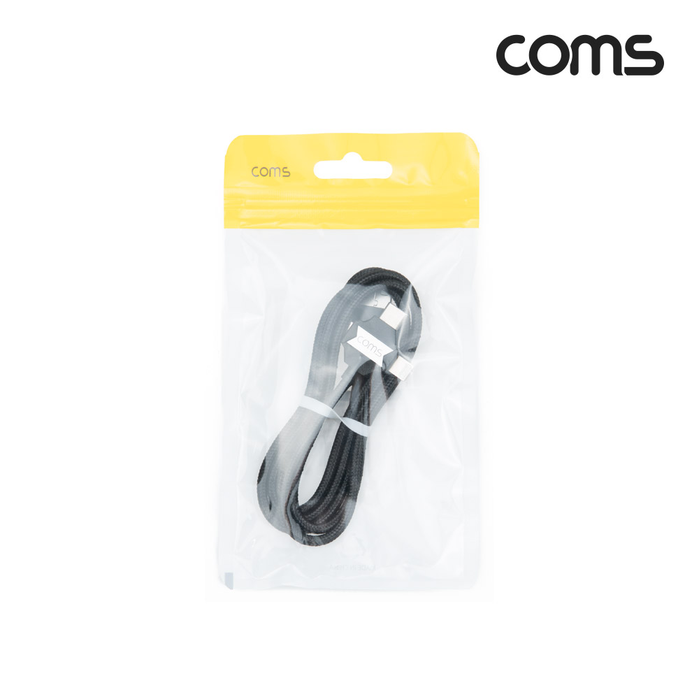 Coms 3 in 1 스마트폰 멀티 케이블 1M, USB 3.1 Type C, 8Pin, Micro 5Pin, 충전, 데이터전송