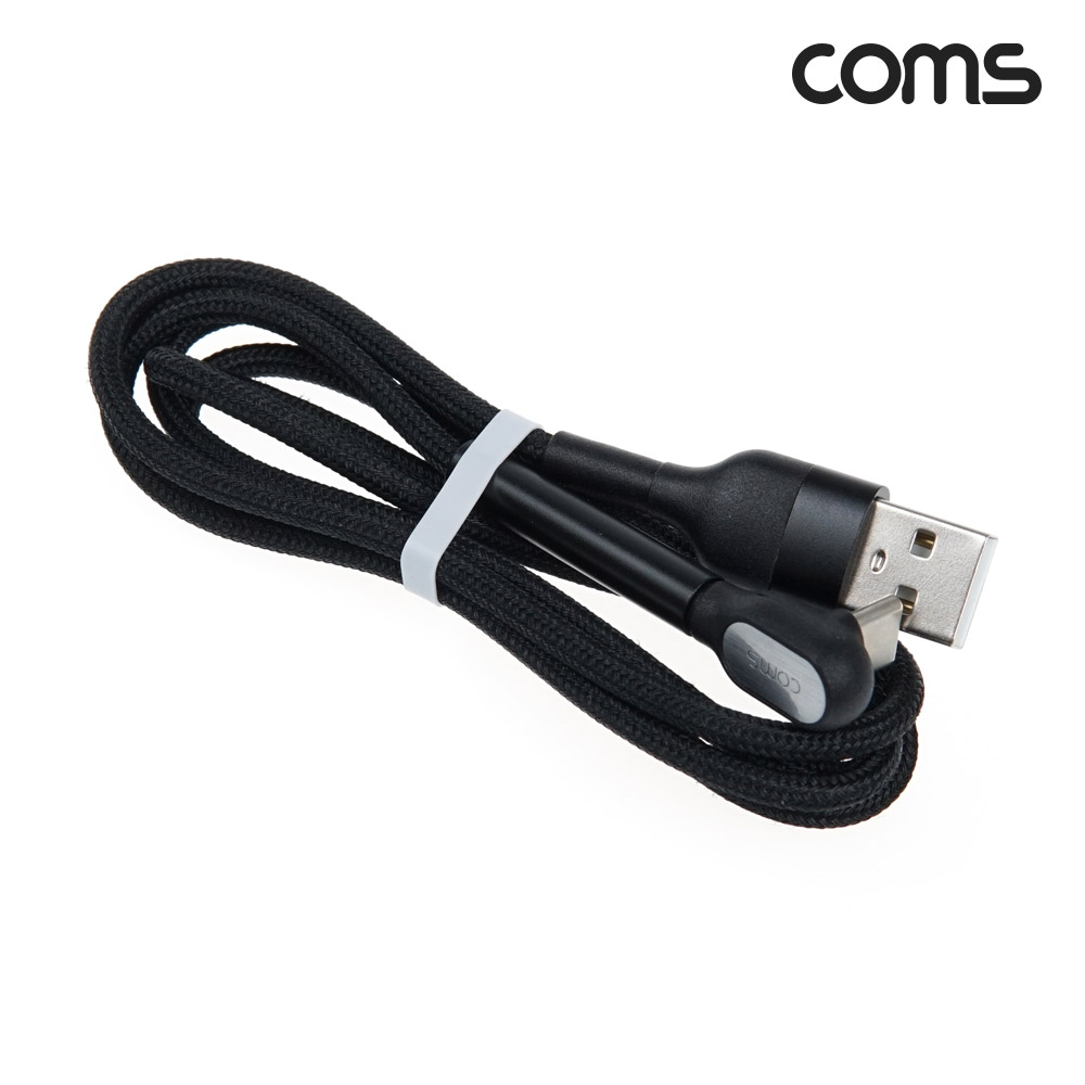 Coms USB 3.1(Type-C) 케이블 1M, 꺾임, LED점등, USB 2.0 A to C타입, 고속충전 및 데이터전송