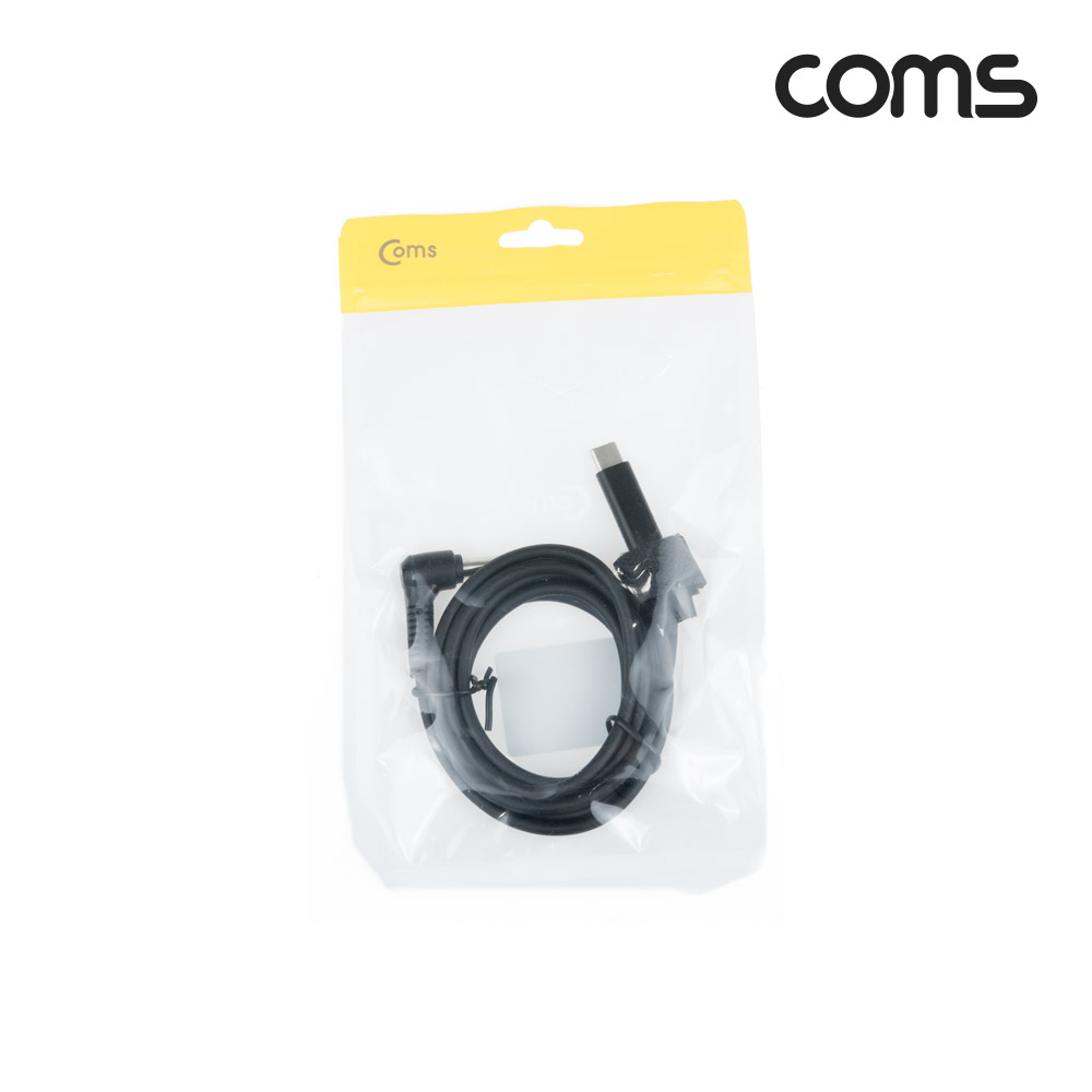 Coms USB 3.1(Type C) 노트북 전원 변환 케이블(PD to DC 5.5/1.7), 충전, 젠더, DC 외경 5.5/내경 1.7, 1.5m
