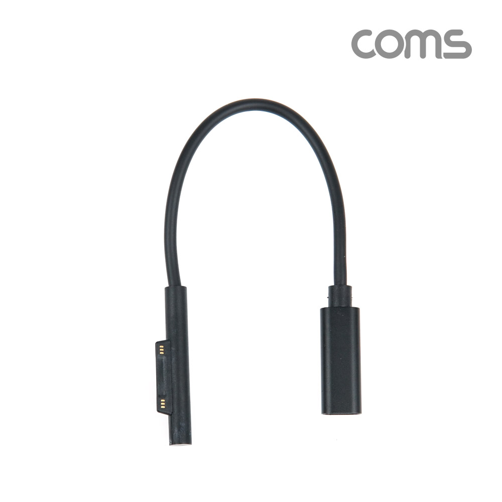 Coms 서피스 전용 충전 케이블, USB 3.1 (Type C) 변환, microsft surface 충전, 마그네틱 자석, 15cm