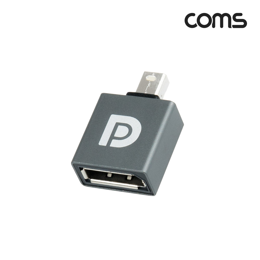 Coms 디스플레이 포트(Mini) 젠더 / Mini DP(M) to DP(F) / DisplayPort / 미니 DP / 소형 / Short