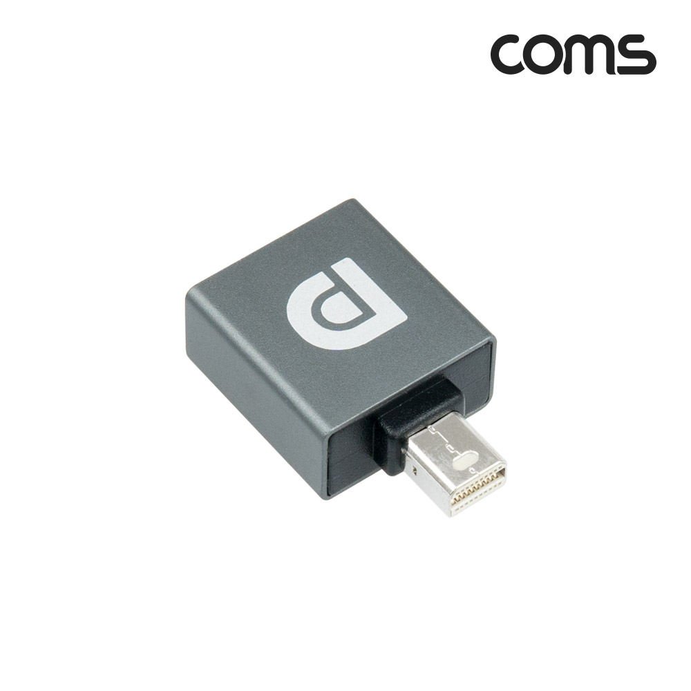 Coms 디스플레이 포트(Mini) 젠더 / Mini DP(M) to DP(F) / DisplayPort / 미니 DP / 소형 / Short