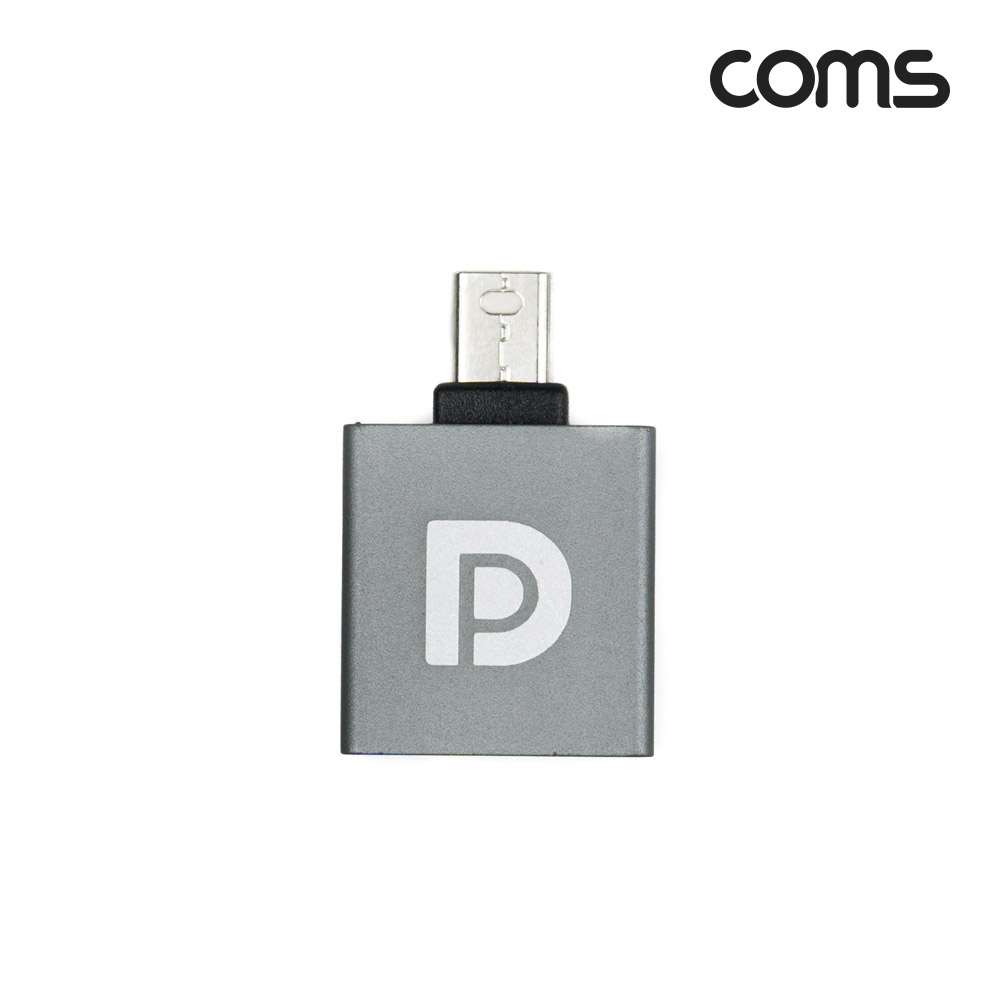 Coms 디스플레이 포트(Mini) 젠더 / Mini DP(M) to DP(F) / DisplayPort / 미니 DP / 소형 / Short