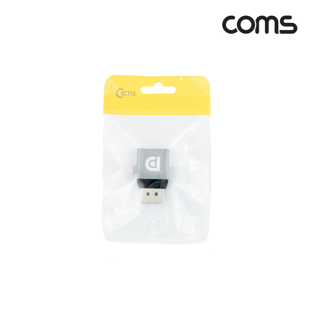 Coms 디스플레이 포트 젠더 / DP(M) to DP(F) / DisplayPort / 연장 / 소형 / Short