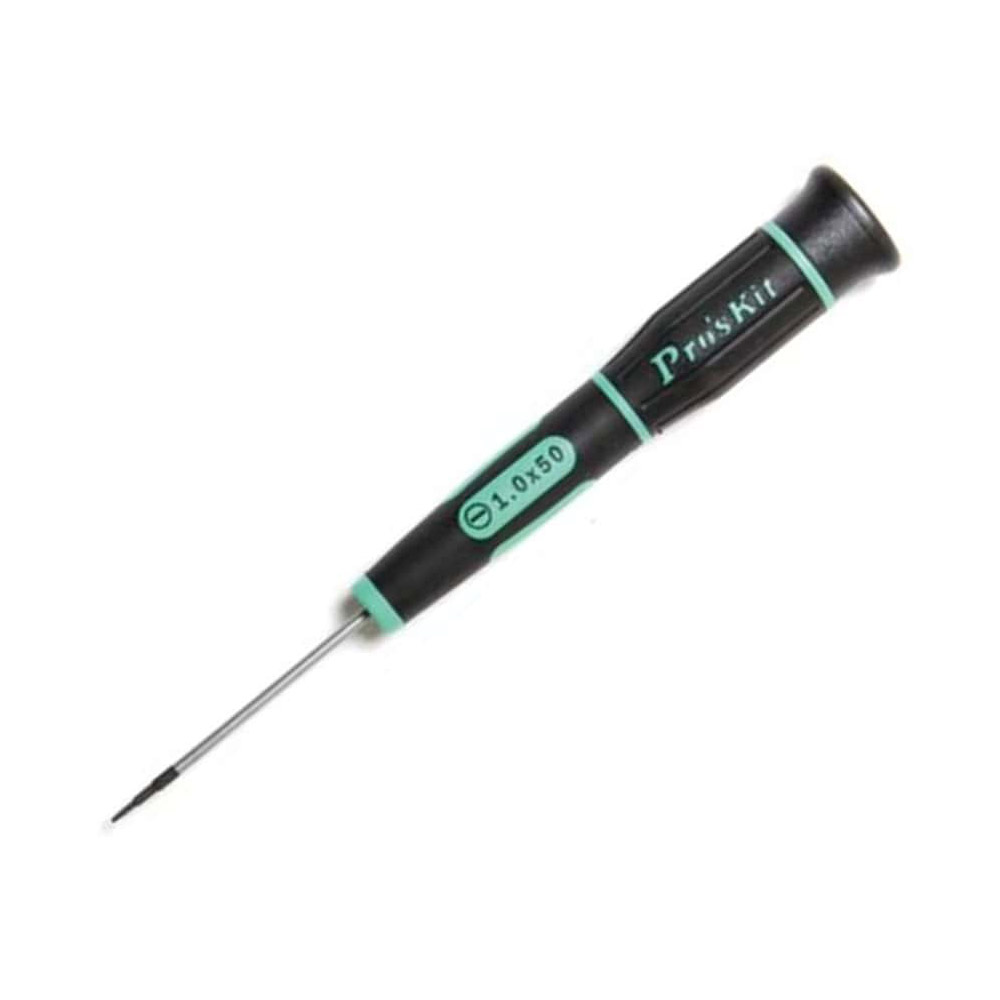 PROKIT 정밀 드라이버 (-1.0 x 50mm), 마이너스 일자 스크류 드라이버, 컴퓨터, 스마트폰, 전자제품 수리