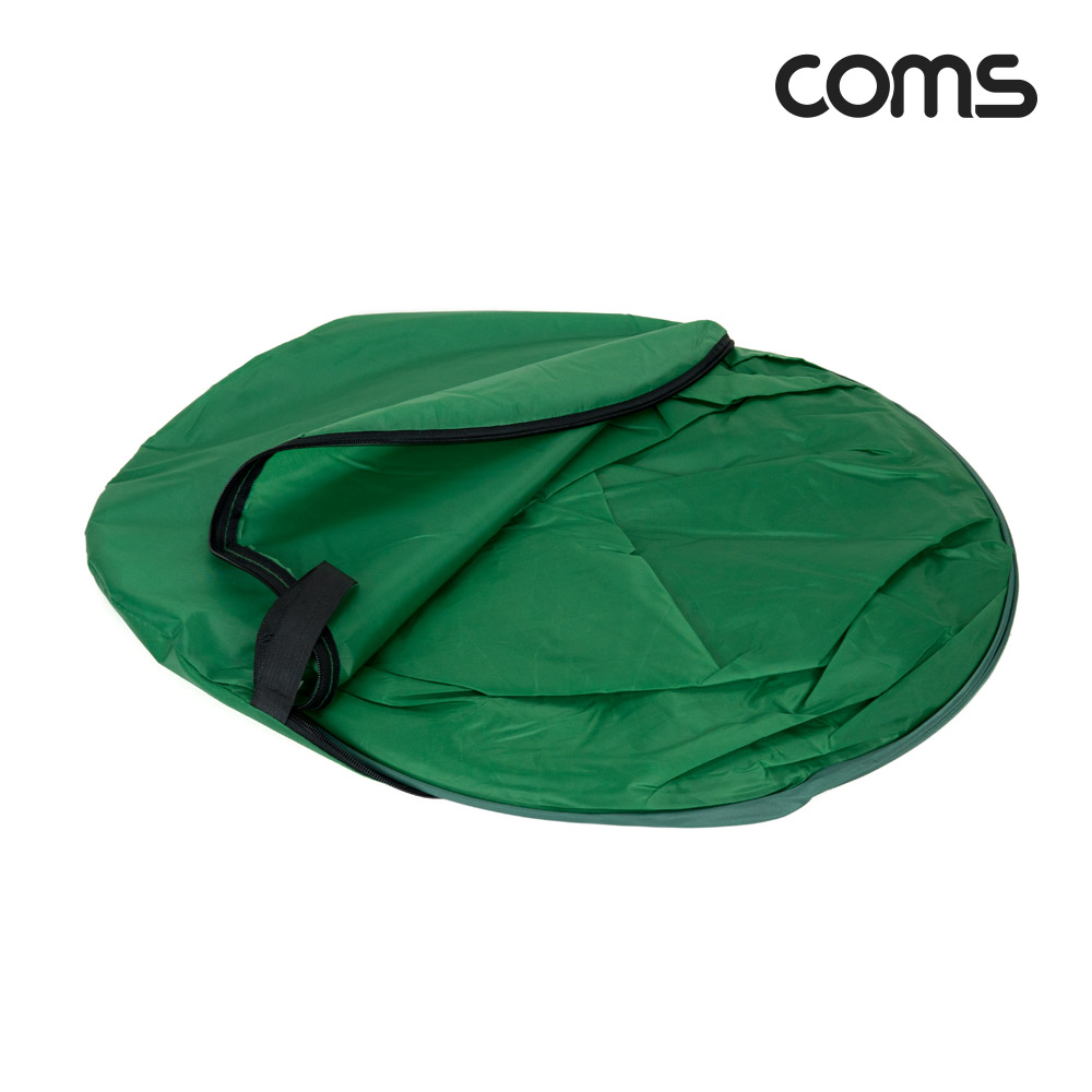 Coms 원터치 크로마키 스크린 배경천(중형), 1인 방송, 촬영용, 그린