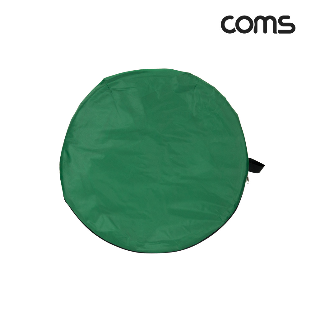 Coms 원터치 크로마키 스크린 배경천(중형), 1인 방송, 촬영용, 그린