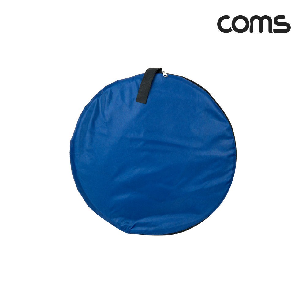 Coms 원터치 양면 크로마키 스크린 배경천(소형), 1인 방송, 촬영용, 그린/블루