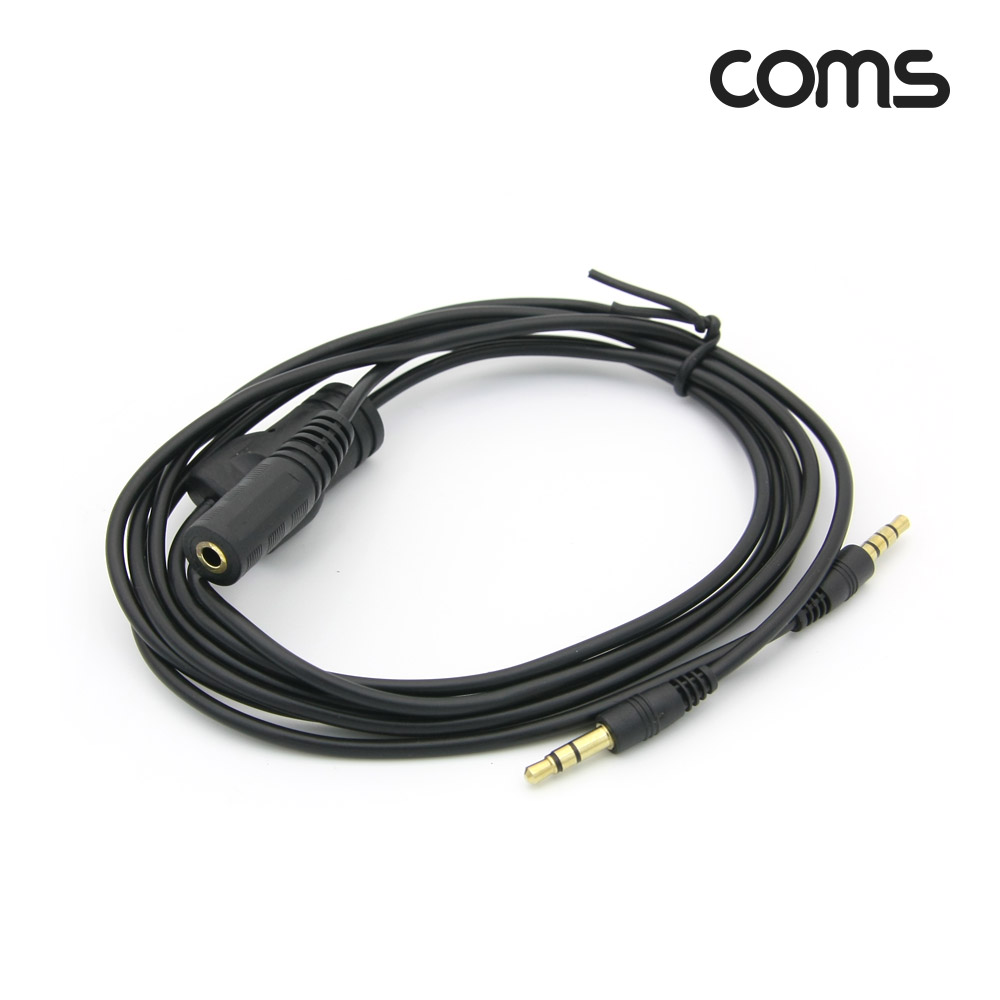 Coms 스테레오 케이블 Y형 1M, 젠더, 3.5mm, ST(M)/ST(M)+ST(F)
