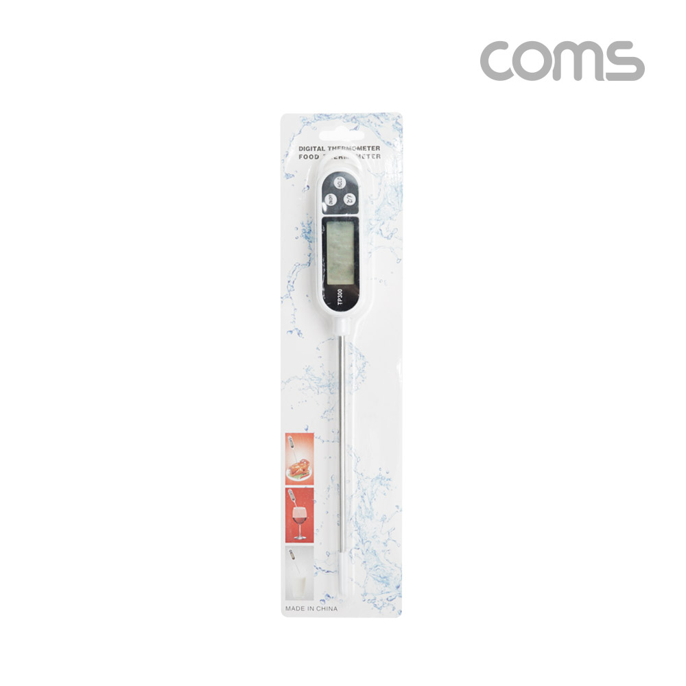 Coms 요리온도 측정기 / 온도계 / 조리용 / 주방 / -50 ~ 300도 / 제과 생선 조리음식
