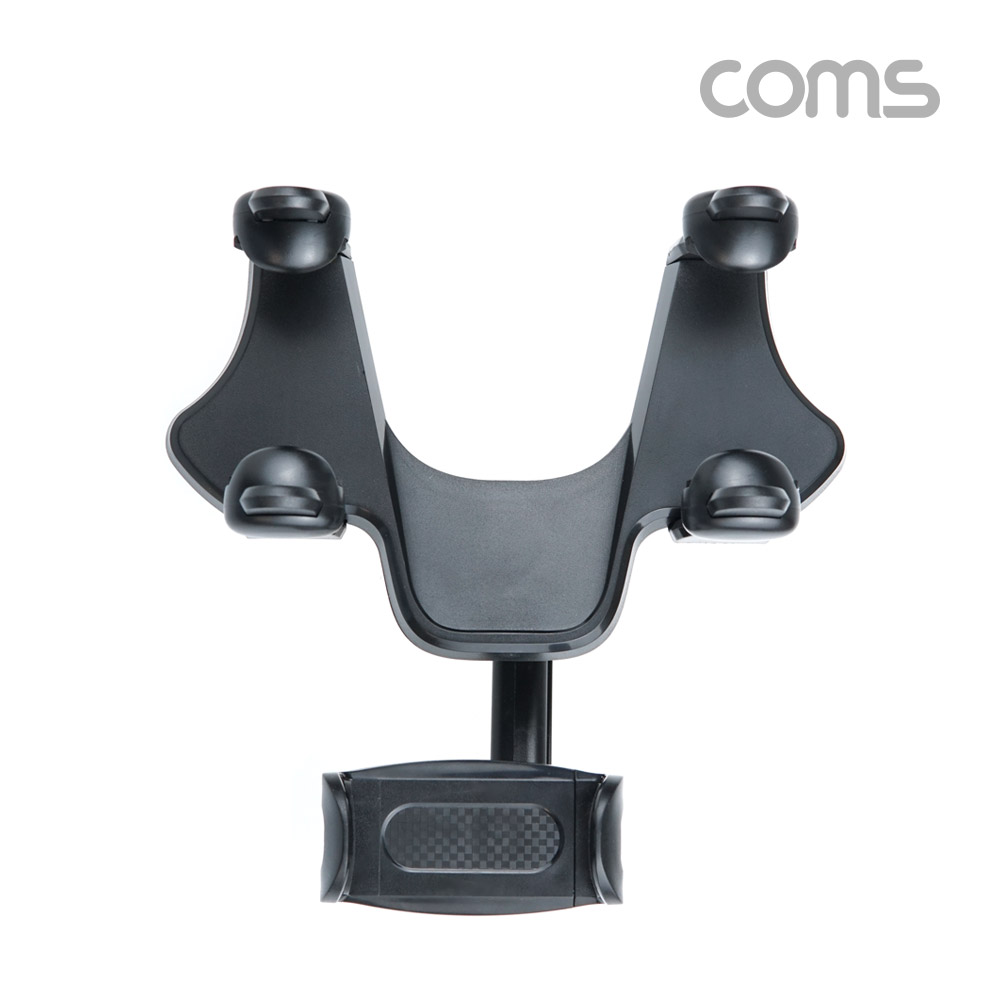 Coms 차량용 스마트폰 거치대 / 자동차 백미러 룸미러 고정 / 각도 회전 조절